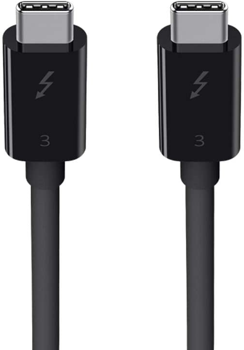 Belkin Thunderbolt 3 USB-C wire F2CD084bt0.8MBK 2.6 ft 100W