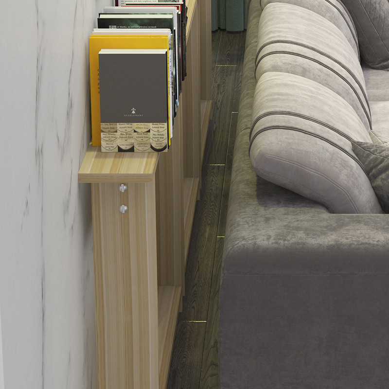Sofa rear frame Long narrow shelf living room by the wall head bed end to collect narrow wall floor-to-ceiling gaps