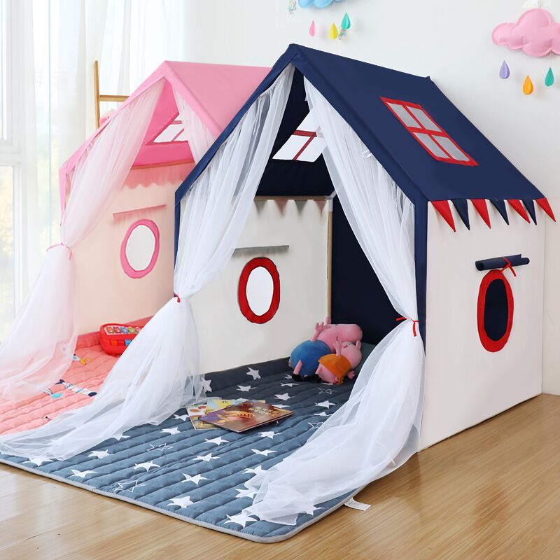 Childrens tent indoor castle girl bed artifacts home reading corner princess room kindergarten toy game house