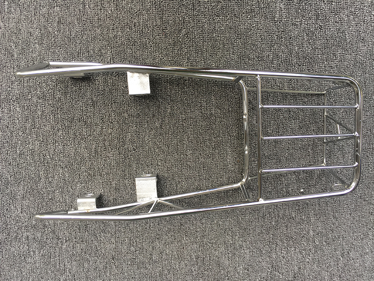 Motorcycle shelf Honda CG125 old flower cat silver cat solid accentuating thickened rear tail rack trunk rack