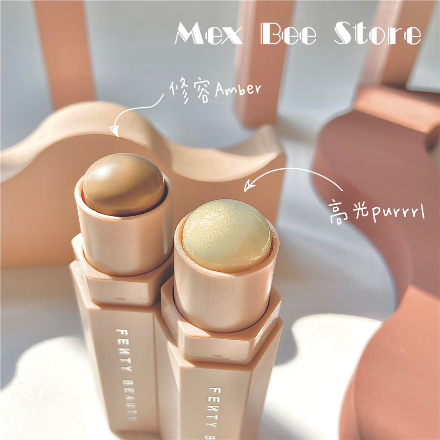 Beautiful fenty beauty water highlight bar Rihannas new high-gloss Purrrl trim amber