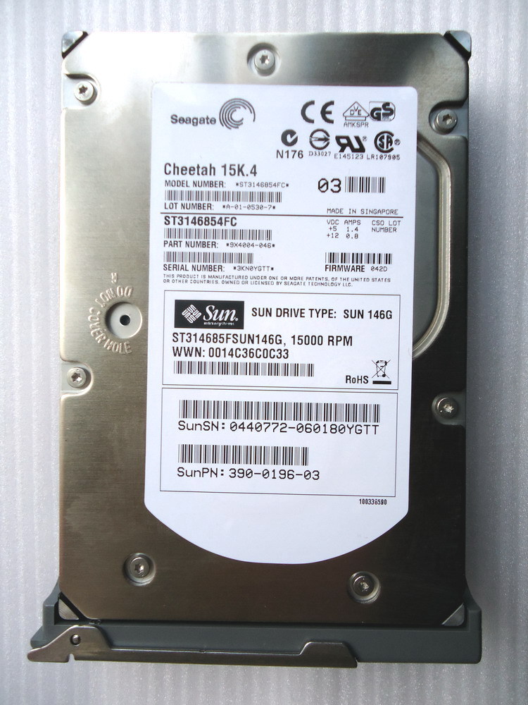 SUN 540-6065 146G 10K SCSI HDD for V440