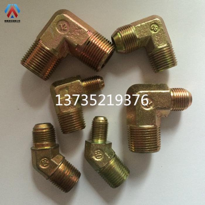 2 points to inch semi-hydraulic outer wire elbow double outer wire diameter change diameter outer wire coated high-pressure carbon steel pipe joint