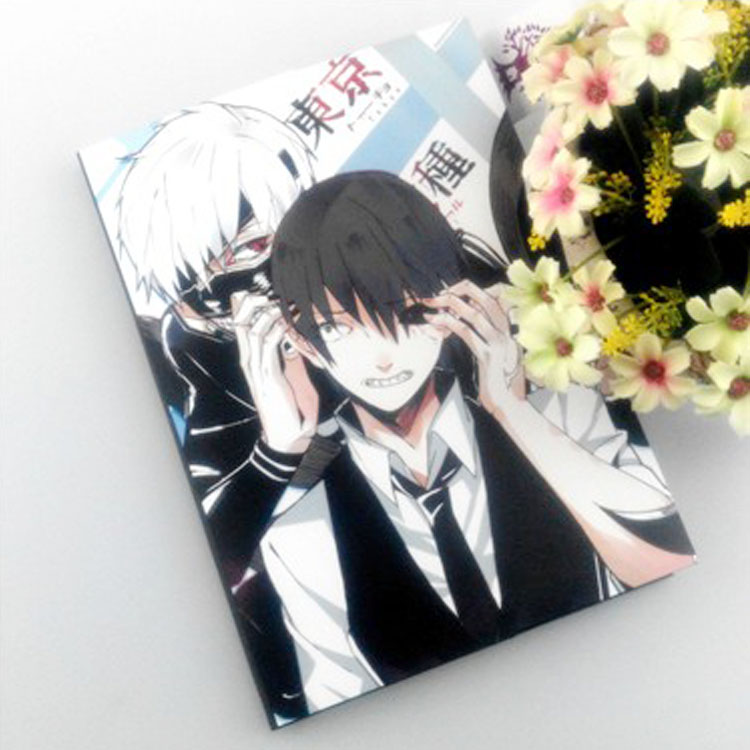 Anime túi sách bìa Tokyo ghoul gói sách bìa 金 金 研 sao phim hoạt hình xung quanh túi sách sinh viên sticker cute đồ ăn