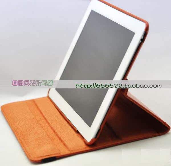 Apple ipad 2/3/4/5 / air xoay vỏ bảo vệ máy tính bảng bao da ipad 3 phụ kiện mới