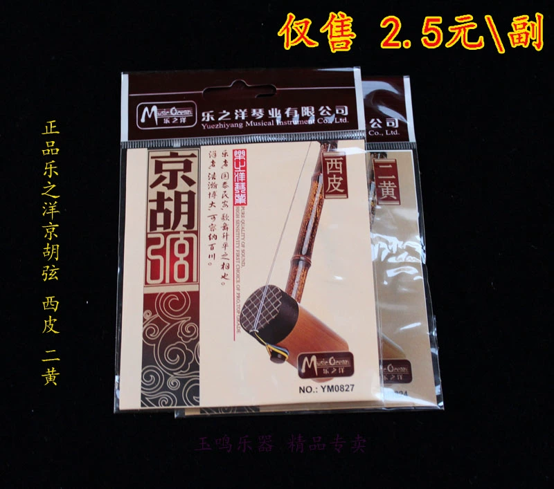 Chính hãng Lezhiyang Jinghu Strings Xi Erhuang Jinghu Strings Bán buôn phụ kiện nhạc cụ Xipi Erhuang cả hai - Phụ kiện nhạc cụ