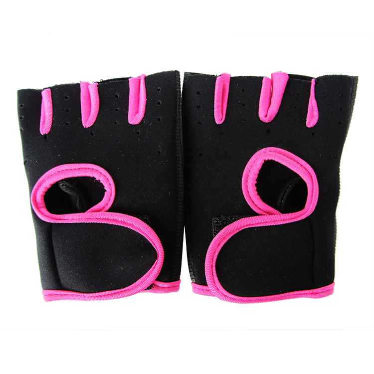 Găng tay thể dục thể thao Half Finger Palm Tập thể dục tạ tạ tạ trượt sông chèo thuyền nam và nữ thiết bị bảo vệ - Dụng cụ thể thao dây băng đầu gối