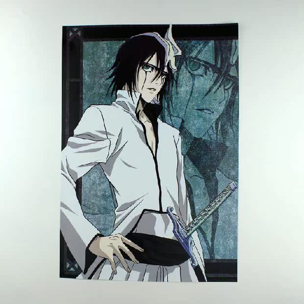 Death Bleach 8 bộ áp phích dập nổi Anime Nhật Bản xung quanh mô hình COS đạo cụ dán tường hoạt hình sticker đồ ăn dễ thương