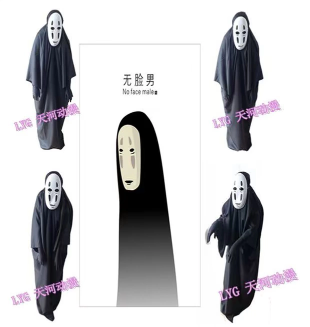 Hayao Miyazaki Hàng ngàn bộ trang phục cosplay tâm linh Cosplay Facless Men COS Mask Tùy biến điểm cosplay zenitsu