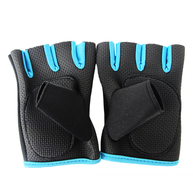 Găng tay thể dục thể thao Half Finger Palm Tập thể dục tạ tạ tạ trượt sông chèo thuyền nam và nữ thiết bị bảo vệ - Dụng cụ thể thao dây băng đầu gối