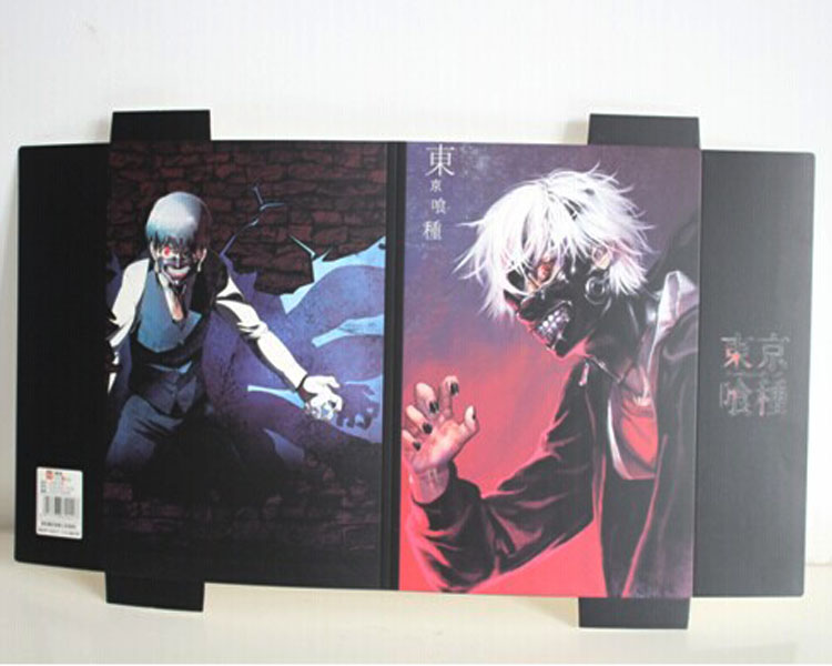 Anime túi sách bìa Tokyo ghoul gói sách bìa 金 金 研 sao phim hoạt hình xung quanh túi sách sinh viên sticker cute đồ ăn