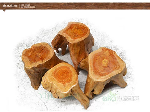 Gỗ rắn / khắc gốc / trụ linh sam Bàn khắc cà phê với phân gỗ đặc biệt Bàn trà hỗ trợ phân không chỉ bán - Các món ăn khao khát gốc bộ bàn ghế bằng gốc cây