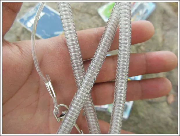 Hỗ trợ bán buôn mất 10 mét dây nhựa túi mềm dây mềm mất dây thừng dây bảo vệ dây cung cấp thiết bị câu cá