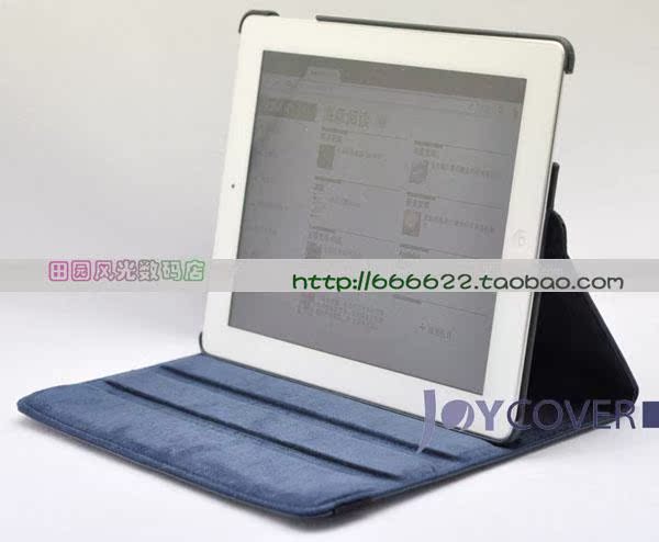 Apple ipad 2/3/4/5 / air xoay vỏ bảo vệ máy tính bảng bao da ipad 3 phụ kiện mới