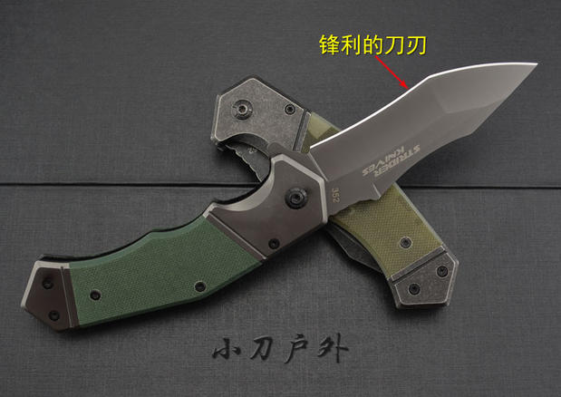 STRIDER tiến bộ độ cứng cao ngoài trời cửa hàng gấp dao treo eo dao gấp với dao nhỏ quân đội Thụy Sĩ dao bấm