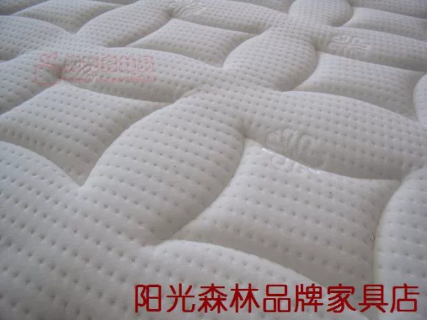Nệm thương hiệu / lò xo nén toàn bộ lưới / vải dày bông tinh khiết thân thiện với môi trường / có thể được trang bị giường hộp cao và thấp / dây đôi táo bạo - Nệm