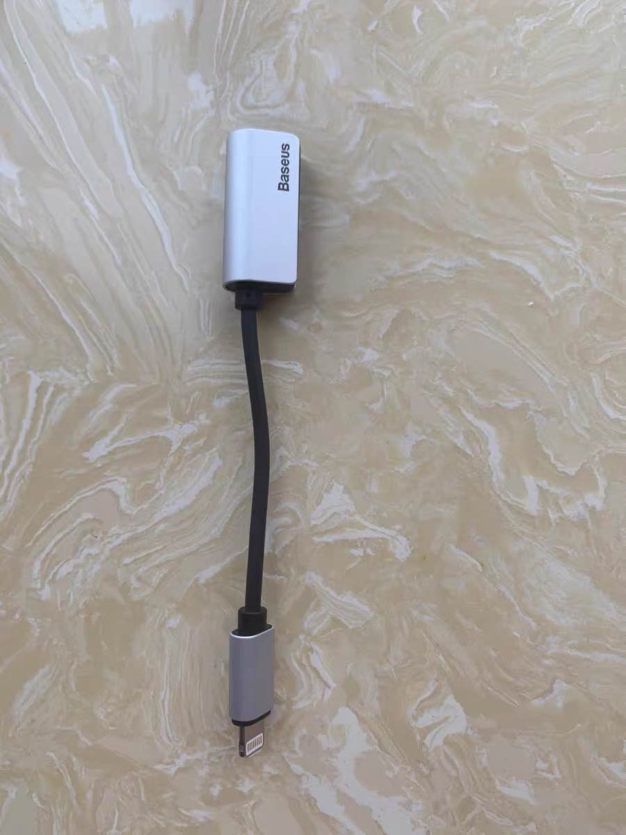 倍思苹果12耳机转接头适用于iphone12pro充电听歌二合一11promax手机