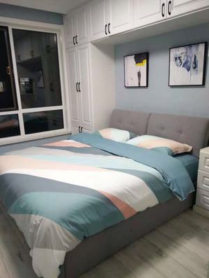 水星家纺全棉四件套简约威尼斯特被套北欧风套件ins风床笠床单