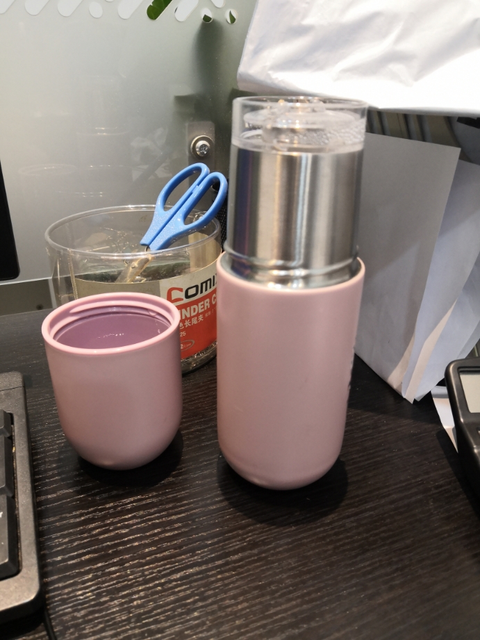 shoke保温杯女士便携小杯子女可爱少女情侣ins带盖简约纯色胶囊杯