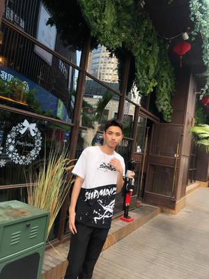 【狂欢价】ins夏季男士短袖t恤印花纯棉衣服男宽松潮流半袖体恤韩版男装潮牌