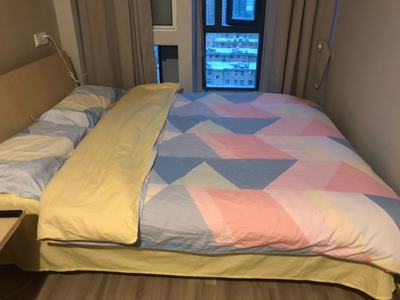 【女王价】水星家纺四件套全棉纯棉简约北欧风被套多伦颂床上用品冬2019新品