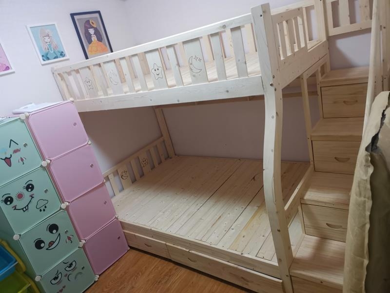 双层床两层儿童床多功能组合子母床上下铺木床高低床 - 十亿客旗舰店