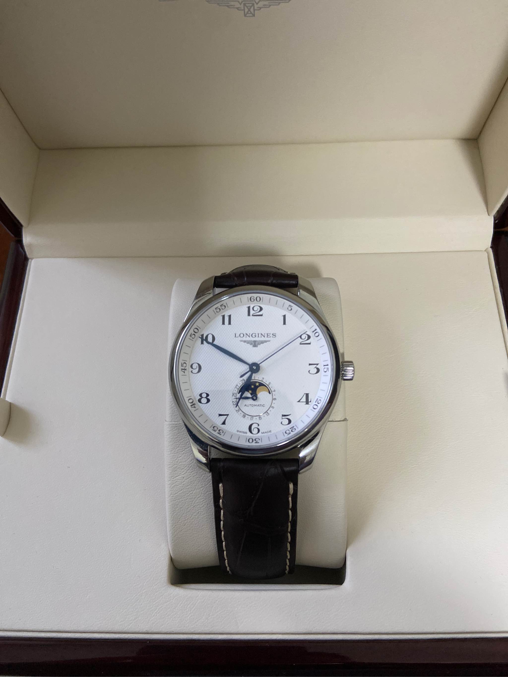 longines浪琴 官方正品名匠系列男士机械表瑞士手表