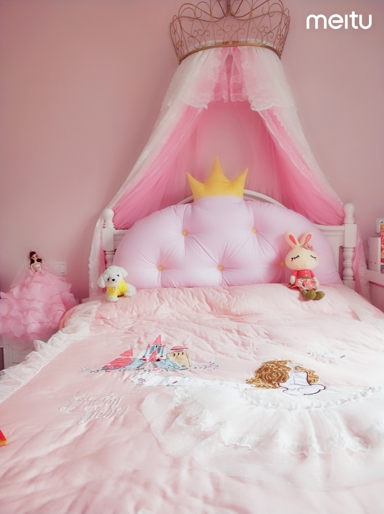 皇冠公主房大靠背韩版榻榻米床头靠枕 儿童床头靠垫软包宿舍靠背