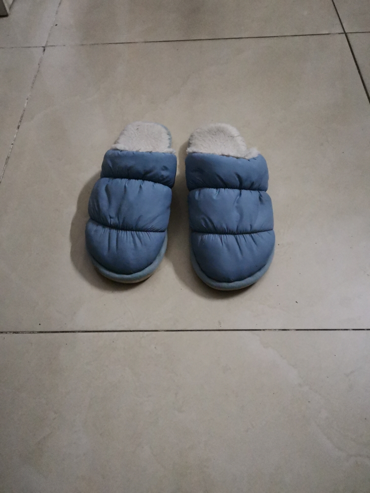 棉拖鞋女家用秋冬季天情侣室内毛毛鞋羽绒布防水保暖居家居包跟男