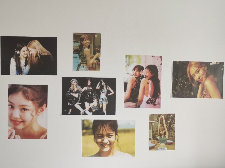 rose海报 朴彩英贴纸周边写真杂志照片blackpink黑粉末相框墙挂画