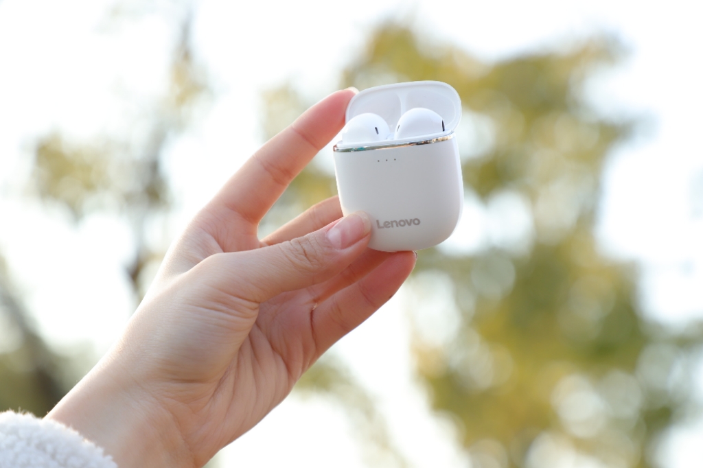 联想h12 真无线蓝牙耳机运动跑步超长待机续航听歌降噪半入耳式双耳