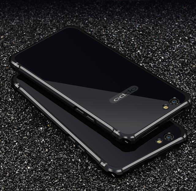 :oppo r9s炫酷金属边框手机壳